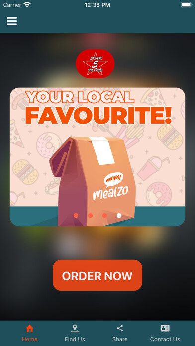 Emulate iPhone app Star 5 in 1 Takeaway using MyAndroid