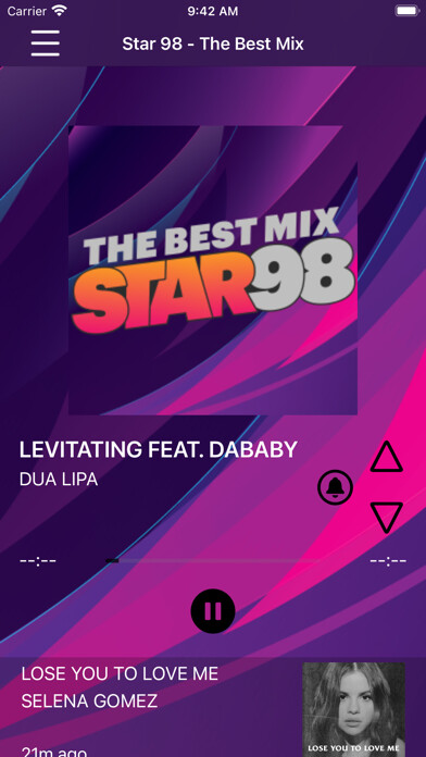 Emulate iPhone app Star 98 - The Best Mix using MyAndroid Emulate iPhone app Star 98 - The Best Mix using MyAndroid
