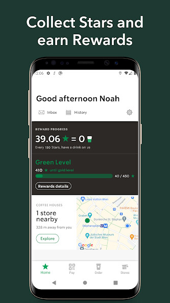 Run android online APK Starbucks Austria from MyAndroid or emulate Starbucks Austria using MyAndroid