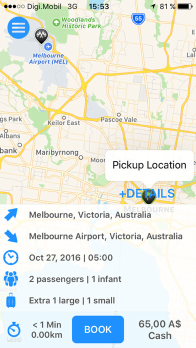 Emulate iPhone app Starbus Airport Shuttle using MyAndroid Emulate iPhone app Starbus Airport Shuttle using MyAndroid