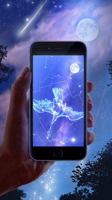 Emulate iPhone app Star Chart Infinite using MyAndroid