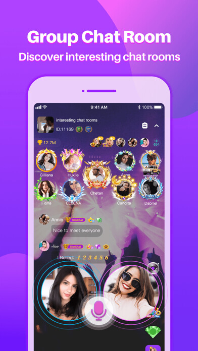 Emulate iPhone app StarChat-Group Voice Chat Room using MyAndroid Emulate iPhone app StarChat-Group Voice Chat Room using MyAndroid