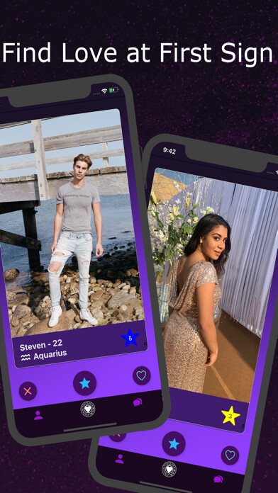 Emulate iPhone app StarCrossed Astrology Dating using MyAndroid