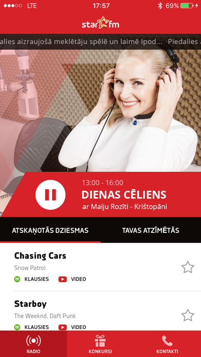 Emulate iPhone app Star FM Latvija using MyAndroid Emulate iPhone app Star FM Latvija using MyAndroid