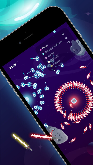 Emulate iPhone app StarKnives.io: Knives battle using MyAndroid Emulate iPhone app StarKnives.io: Knives battle using MyAndroid