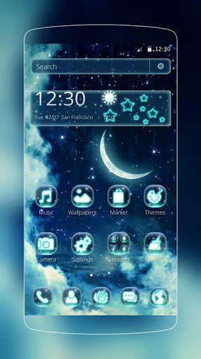 Run android online APK Star Night Launcher from MyAndroid or emulate Star Night Launcher using MyAndroid