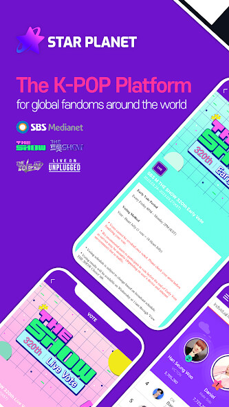 Run android online APK STAR PLANET - KPOP Fandom App from MyAndroid or emulate STAR PLANET - KPOP Fandom App using MyAndroid