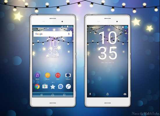 Emulate Android APK Starry Lights XperiaN Theme Emulate Android APK Starry Lights XperiaN Theme
