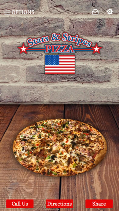 Emulate iPhone app Stars and Stripes Pizza using MyAndroid Emulate iPhone app Stars and Stripes Pizza using MyAndroid