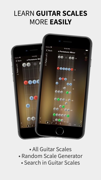 Emulate iPhone app Star Scales Pro For Guitar using MyAndroid