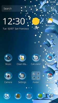 Emulate Android APK Stars DIY Theme
