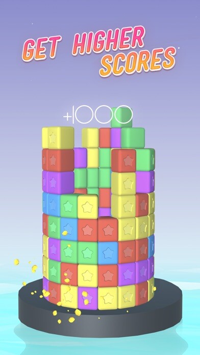 Emulate iPhone app Stars Merge: Match Turn Cube using MyAndroid