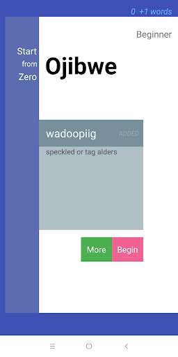 Run android online APK StartFromZero_Ojibwe from MyAndroid or emulate StartFromZero_Ojibwe using MyAndroid