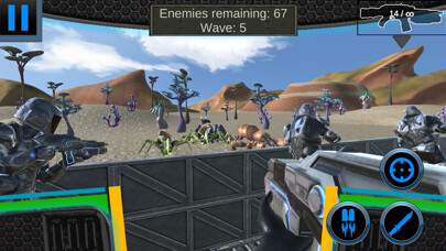 Emulate iPhone app Star Troops Starbug Wars 2 using MyAndroid