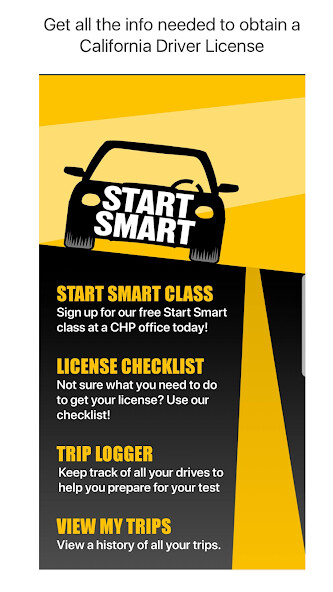 Run android online APK Start Smart: California Teen Driver License Guide from MyAndroid or emulate Start Smart: California Teen Driver License Guide using MyAndroid