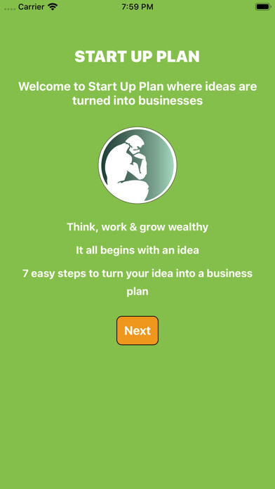 Emulate iPhone app Startup plan using MyAndroid
