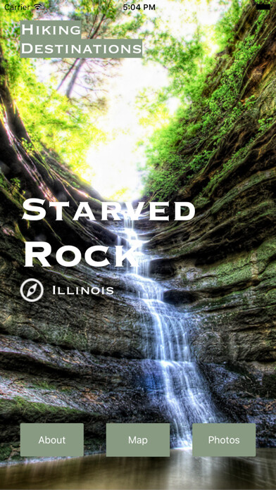 Emulate iPhone app Starved Rock & Trails using MyAndroid