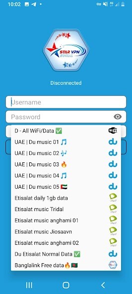 Emulate STAR VPN SOCIAL from MyAndroid or run STAR VPN SOCIAL using MyAndroid