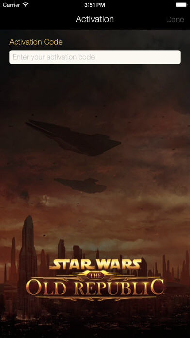 Emulate iPhone app Star Wars: The Old Republic Security Key using MyAndroid Emulate iPhone app Star Wars: The Old Republic Security Key using MyAndroid