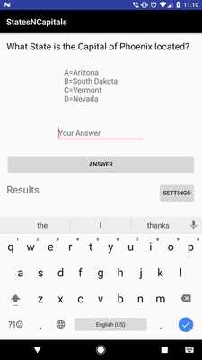 Emulate Android APK StatesNCapitals Emulate Android APK StatesNCapitals
