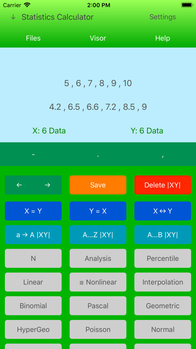 Emulate iPhone app Statistics Calc. using MyAndroid Emulate iPhone app Statistics Calc. using MyAndroid