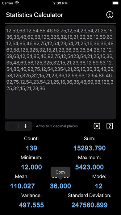 Emulate iPhone app Statistics Calculator Plus using MyAndroid Emulate iPhone app Statistics Calculator Plus using MyAndroid