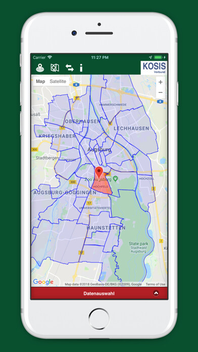 Emulate iPhone app Statistikapp KOSIS using MyAndroid Emulate iPhone app Statistikapp KOSIS using MyAndroid