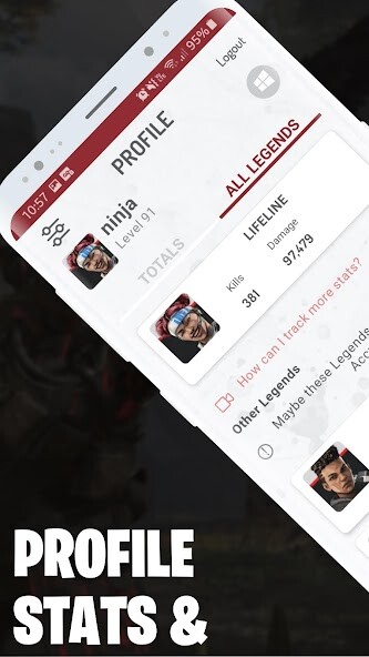 Run android online APK Stats for APEX Legends - Weapons, Map, Stickers from MyAndroid or emulate Stats for APEX Legends - Weapons, Map, Stickers using MyAndroid