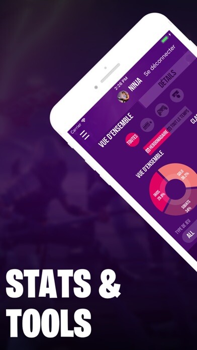 Emulate iPhone app Stats & Tools for Fortnite using MyAndroid