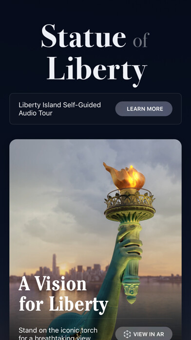 Emulate iPhone app Statue of Liberty using MyAndroid