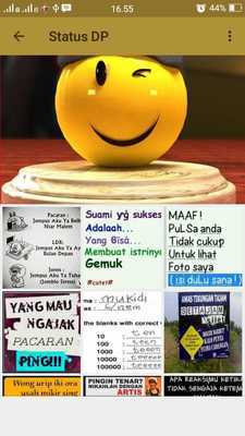 Emulate Android APK Status DP Lucu Emulate Android APK Status DP Lucu