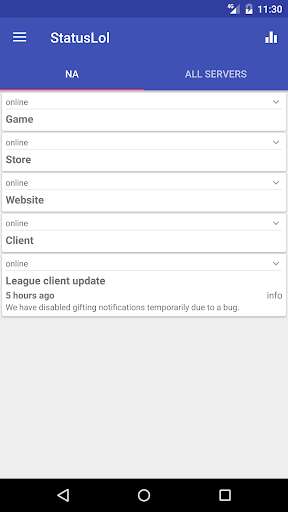 Run android online APK Status Lol from MyAndroid or emulate Status Lol using MyAndroid