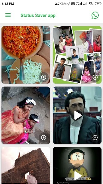 Run android online APK Status Saver App from MyAndroid or emulate Status Saver App using MyAndroid