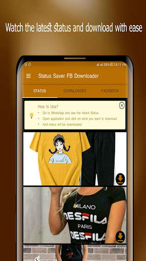 Run android online APK Status Saver For WA-WB from MyAndroid or emulate Status Saver For WA-WB using MyAndroid