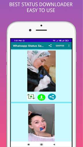 Run android online APK Status Saver for whatsapp : Repost Status from MyAndroid or emulate Status Saver for whatsapp : Repost Status using MyAndroid
