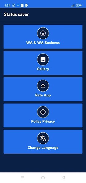 Run android online APK Status Saver Photos and Videos from MyAndroid or emulate Status Saver Photos and Videos using MyAndroid