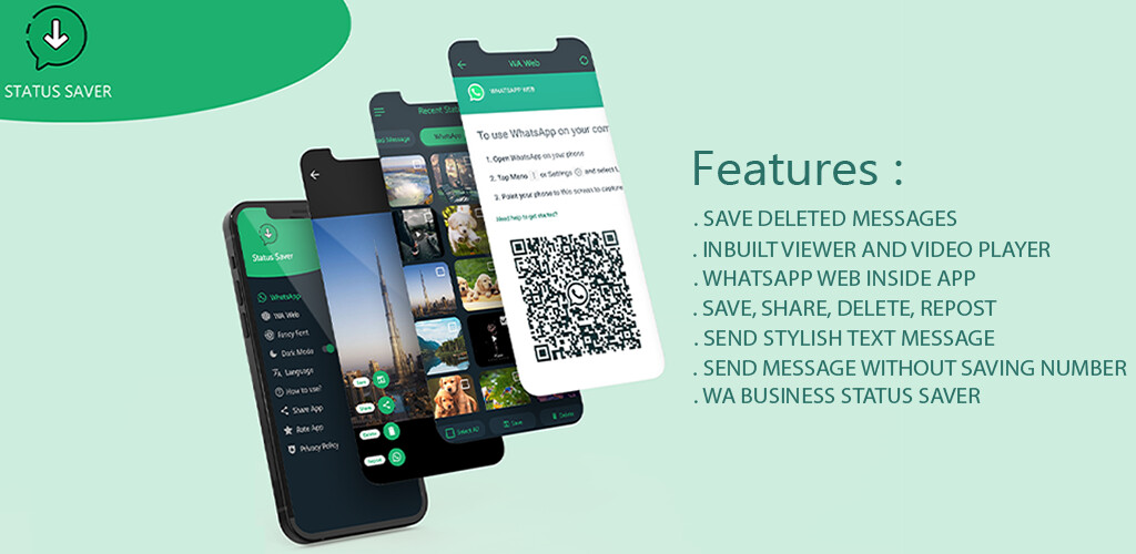Run android online APK Status Saver PRO (For WhatsApp) from MyAndroid or emulate Status Saver PRO (For WhatsApp) using MyAndroid