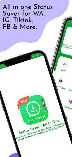 Run android online APK Status Saver - Whatsapp, TikTok, IG, FB, Shorts from MyAndroid or emulate Status Saver - Whatsapp, TikTok, IG, FB, Shorts using MyAndroid