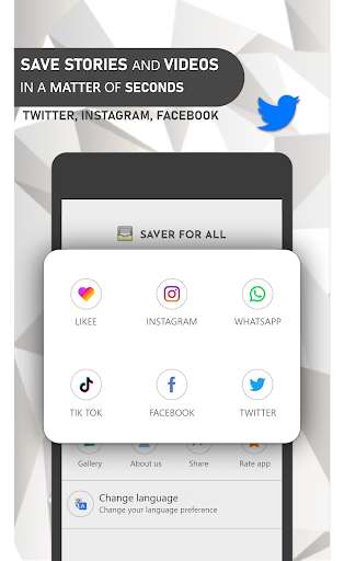 Run android online APK Status - Video Saver for ALL Instagram - Twitter from MyAndroid or emulate Status - Video Saver for ALL Instagram - Twitter using MyAndroid