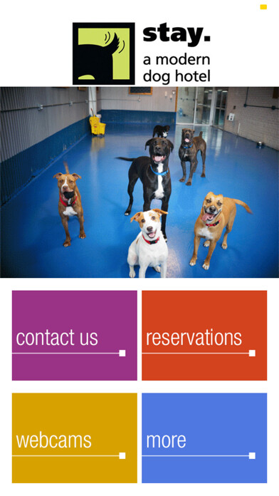 Emulate iPhone app stay. a modern dog hotel using MyAndroid Emulate iPhone app stay. a modern dog hotel using MyAndroid