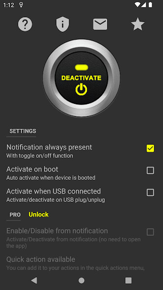 Run android online APK Stay Awake - Keep Screen On from MyAndroid or emulate Stay Awake - Keep Screen On using MyAndroid