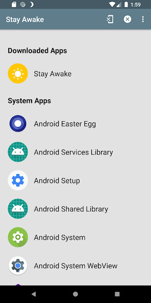 Run android online APK Stay awake from MyAndroid or emulate Stay awake using MyAndroid