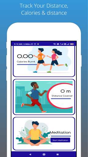 Run android online APK StayFit - A Step Counter & Meditation Center from MyAndroid or emulate StayFit - A Step Counter & Meditation Center using MyAndroid