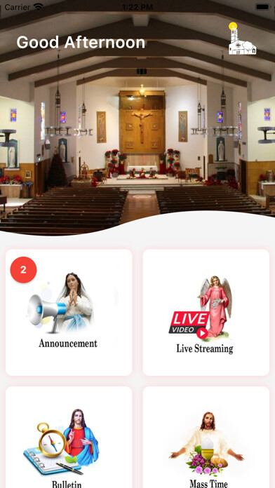 Emulate iPhone app St.Barnabas Catholic Church using MyAndroid Emulate iPhone app St.Barnabas Catholic Church using MyAndroid