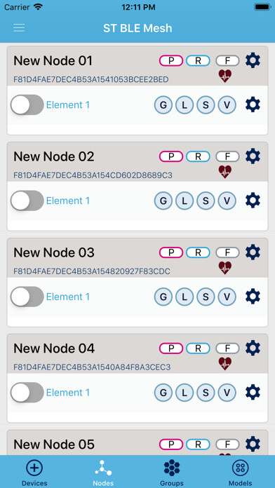 Emulate iPhone app ST BLE Mesh using MyAndroid Emulate iPhone app ST BLE Mesh using MyAndroid