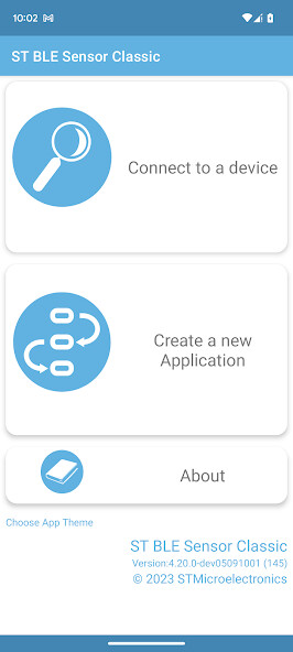 Run android online APK ST BLE Sensor Classic from MyAndroid or emulate ST BLE Sensor Classic using MyAndroid