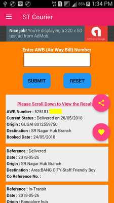 Emulate Android APK ST Courier