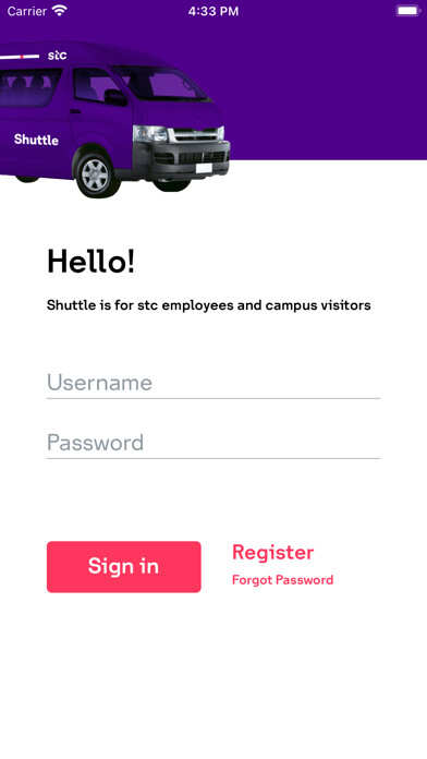 Emulate iPhone app STC Shuttle Passenger using MyAndroid Emulate iPhone app STC Shuttle Passenger using MyAndroid