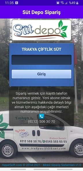 Run android online APK Süt Depo Sipariş from MyAndroid or emulate Süt Depo Sipariş using MyAndroid