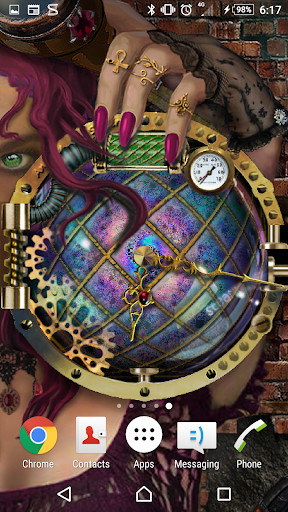 Emulate Android APK Steam Punk Clock Skin Emulate Android APK Steam Punk Clock Skin